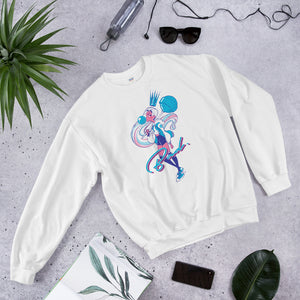 KG CROWN™ Bad Blue White Sweatshirt